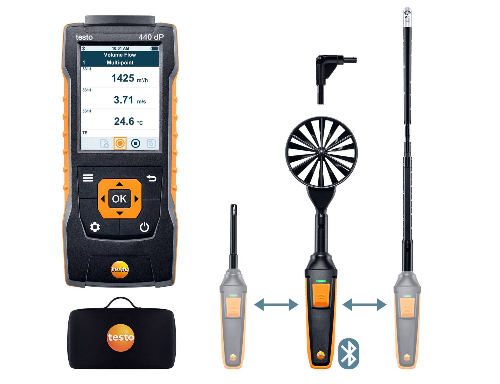 testo 440 dP - 스마트 다기능 측정기